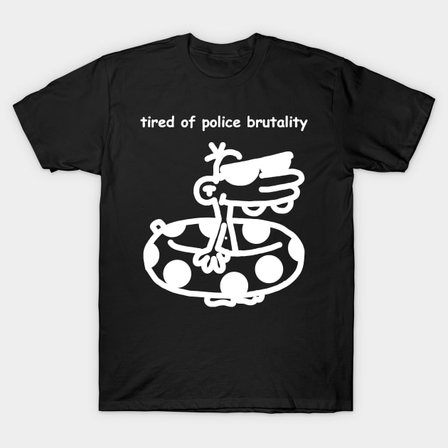 Manny Heffley tired police brutality T-Shirt by natashawilona